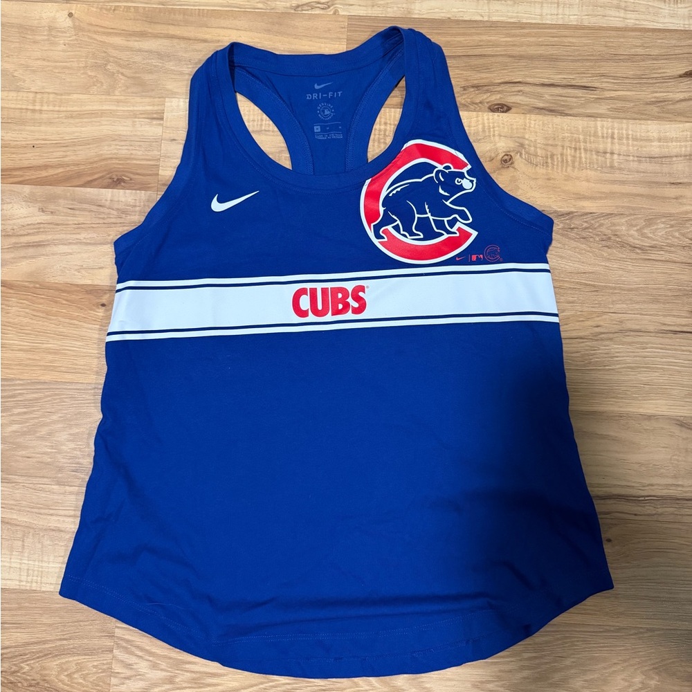 Nike Women's Blue Cubs Tank Top
